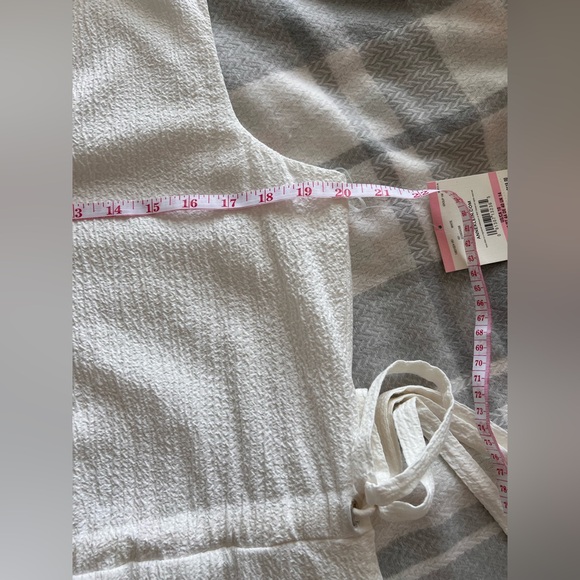 NWT - Anne Klein White Sleeveless Mid-Calf Tie Waist Dress - Picture 7 of 16